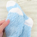 Japan Sanrio Knitted Boa Socks - Cinnamoroll : Blue - 3
