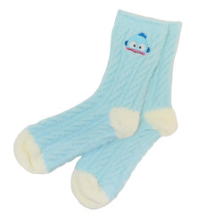 Japan Sanrio Knitted Boa Socks - Hangyodon : Mint