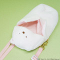Japan San-X Plastic Bottle Holder with Strap - Sumikko Gurashi : Shirokuma Fluffy - 2