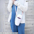 Japan San-X Plastic Bottle Holder with Strap - Sumikko Gurashi : Penguin? Fluffy - 5