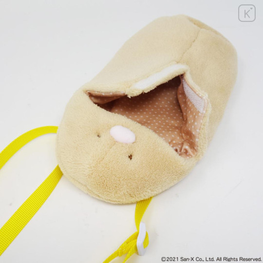 Japan San-X Plastic Bottle Holder with Strap - Sumikko Gurashi : Tonkatsu Fried Pork Fluffy - 2