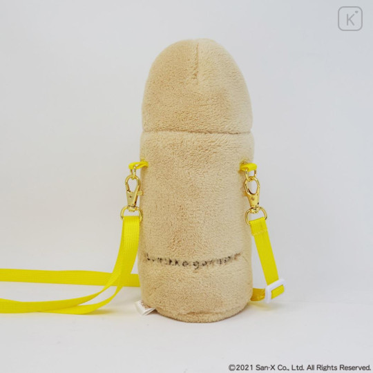 Japan San-X Plastic Bottle Holder with Strap - Sumikko Gurashi : Tonkatsu Fried Pork Fluffy - 3