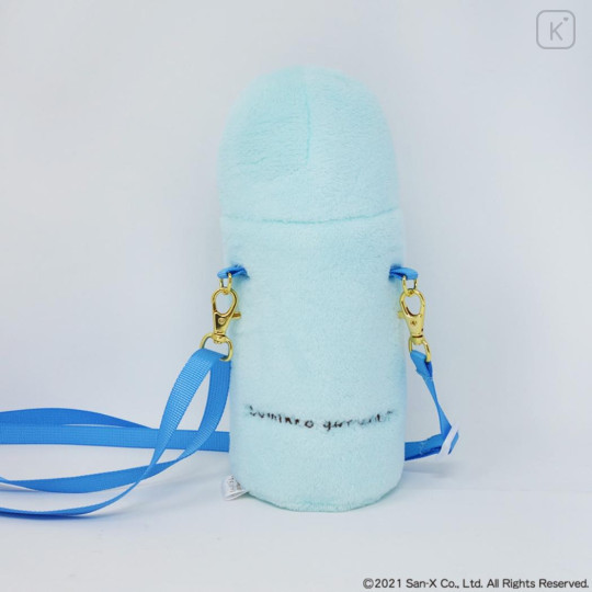 Japan San-X Plastic Bottle Holder with Strap - Sumikko Gurashi : Tokage Fluffy - 3