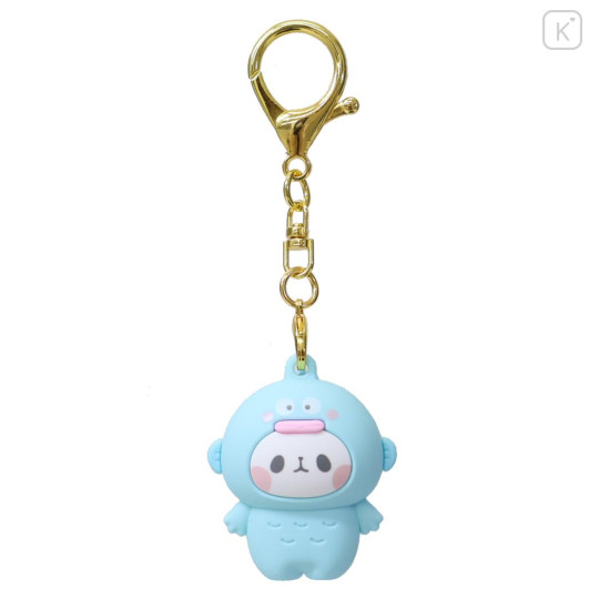 Japan Mochimochi Panda × Sanrio 3D Keychain - Hangyodon - 1