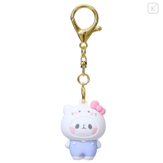 Japan Mochimochi Panda × Sanrio 3D Keychain - Hello Kitty - 1