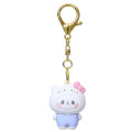 Japan Mochimochi Panda × Sanrio 3D Keychain - Hello Kitty - 1