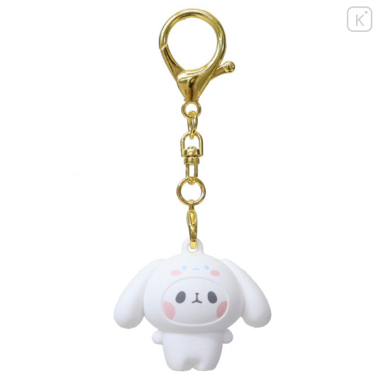 Japan Mochimochi Panda × Sanrio 3D Keychain - Cinnamoroll - 1