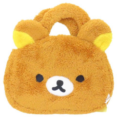 Japan San-X Plush Die-Cut Mascot Handbag - Rilakkuma : Face