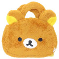 Japan San-X Plush Die-Cut Mascot Handbag - Rilakkuma : Face - 1