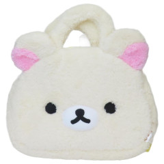 Japan San-X Plush Die-Cut Mascot Handbag - Korilakkuma : Face