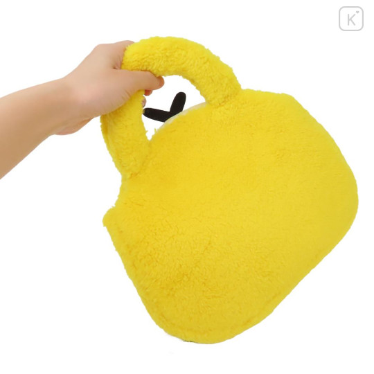 Japan San-X Plush Die-Cut Mascot Handbag - Kiiroitori : Face - 2