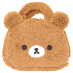 Japan San-X Plush Die-Cut Mascot Handbag - Chairoikoguma / Kogumachan : Face