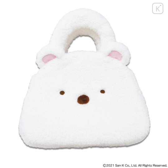 Japan San-X Die-cut Mascot Handbag - Sumikko Gurashi : Shirokuma - 1