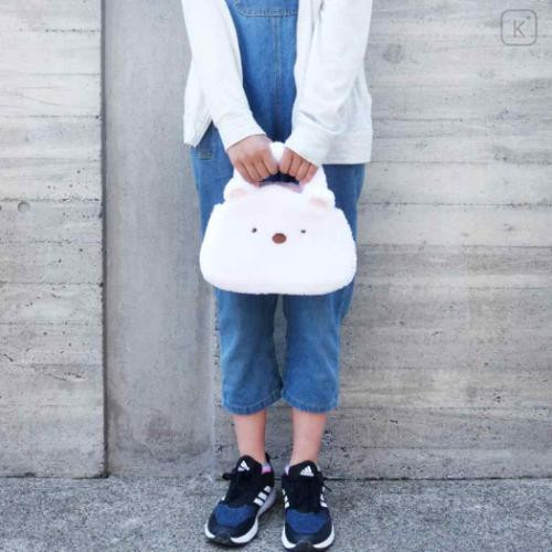 Japan San-X Die-cut Mascot Handbag - Sumikko Gurashi : Shirokuma - 4