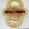 Japan San-X Plush Die-Cut Mascot Handbag - Sumikko Gurashi : Tonkatsu Fried Pork Face - 3