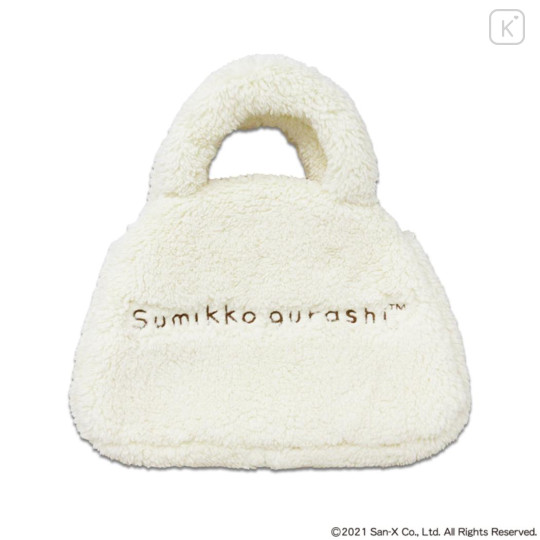 Japan San-X Plush Die-Cut Mascot Handbag - Sumikko Gurashi : Neko Face - 2
