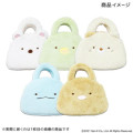 Japan San-X Plush Die-Cut Mascot Handbag - Sumikko Gurashi : Neko Face - 5