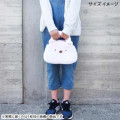 Japan San-X Plush Die-Cut Mascot Handbag - Sumikko Gurashi : Tokage Face - 4