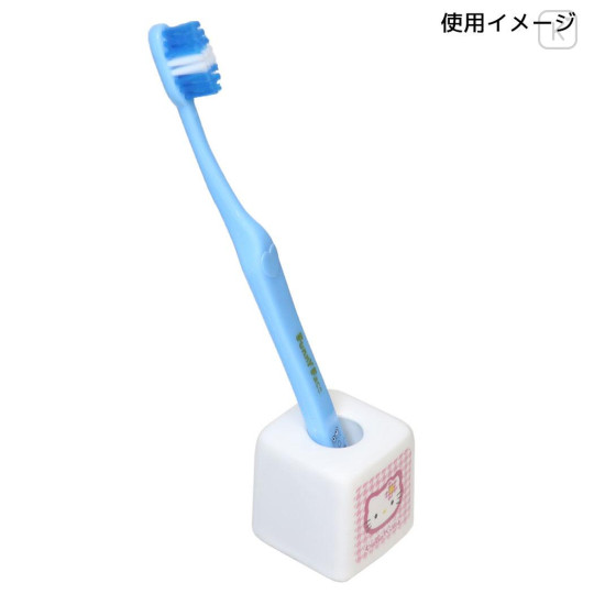Japan Sanrio Toothbrush Stand - Kuromi : Y2k Houndstooth - 3
