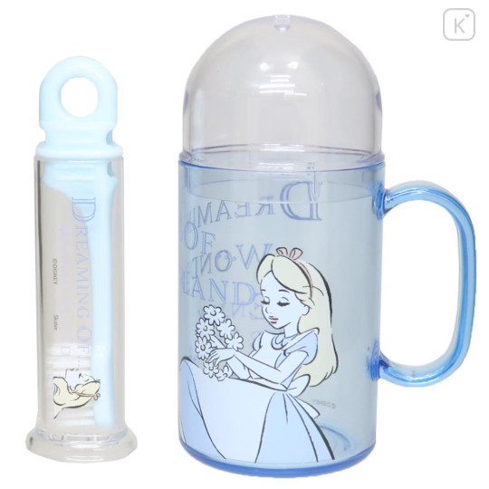 Japan Disney Toothbrush Set - Alice in Wonderland : Blue - 1