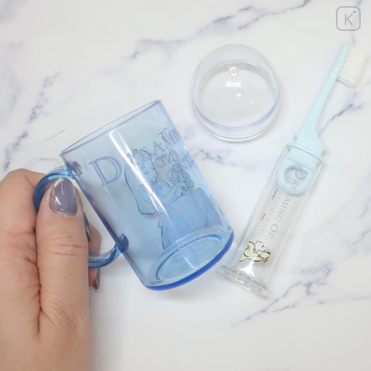 Japan Disney Toothbrush Set - Alice in Wonderland : Blue - 2