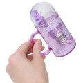 Japan Sanrio Toothbrush Set - Kuromi : Gingham Purple - 2