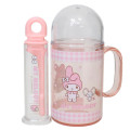 Japan Sanrio Toothbrush Set - My Melody : Gingham Pink - 1
