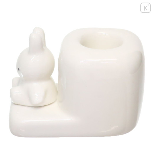 Japan Miffy Toothbrush Stand with Figure - Miffy : White - 2