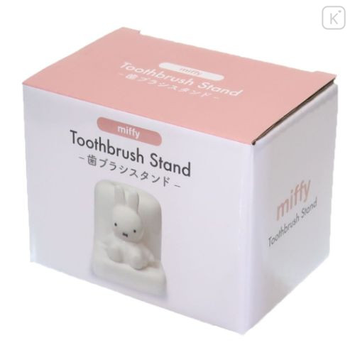 Japan Miffy Toothbrush Stand with Figure - Miffy : White - 4