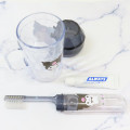 Japan Sanrio Toothbrush Set - Kuromi : Marumochi Black - 3