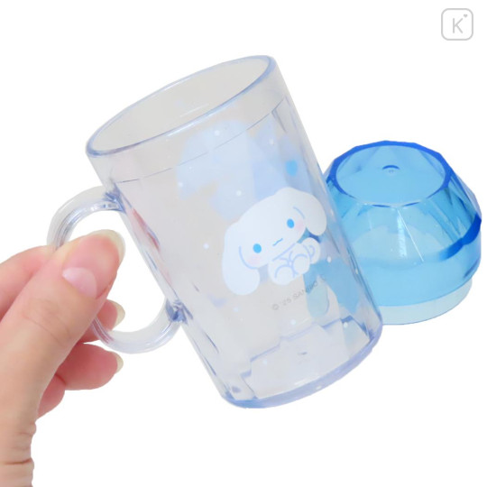 Japan Sanrio Toothbrush Set - Cinnamoroll : Marumochi Blue - 2