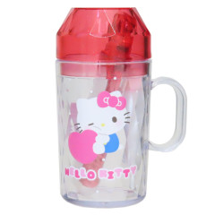 Japan Sanrio Toothbrush Set - Hello Kitty : Marumochi Red
