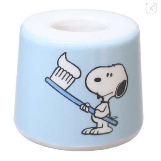 Japan Peanuts Toothbrush Stand - Snoopy : Light Blue - 1