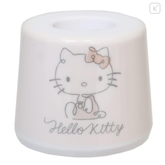 Japan Sanrio Toothbrush Stand - Hello Kitty : Sitting Light Pink - 1