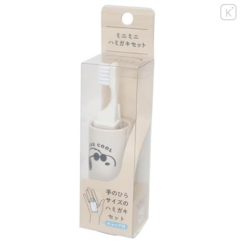 Japan Peanuts Toothbrush Set - Snoopy : Joe Cool - 4