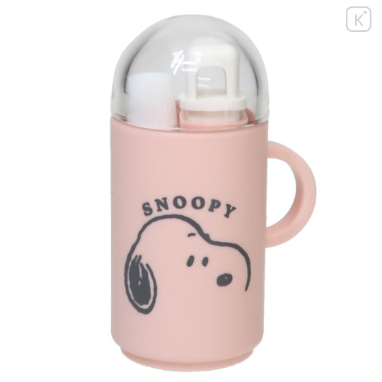 Japan Peanuts Toothbrush Set - Snoopy : Cherry Pink - 1