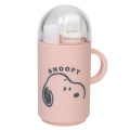 Japan Peanuts Toothbrush Set - Snoopy : Cherry Pink - 1