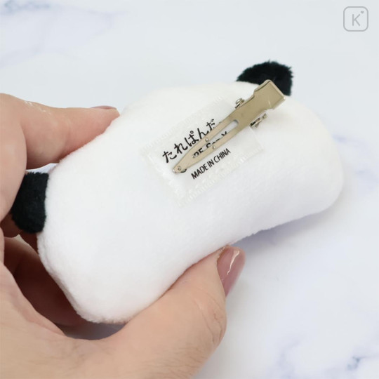 Japan San-X Mascot Hair Clip - Tarepanda : Face - 2