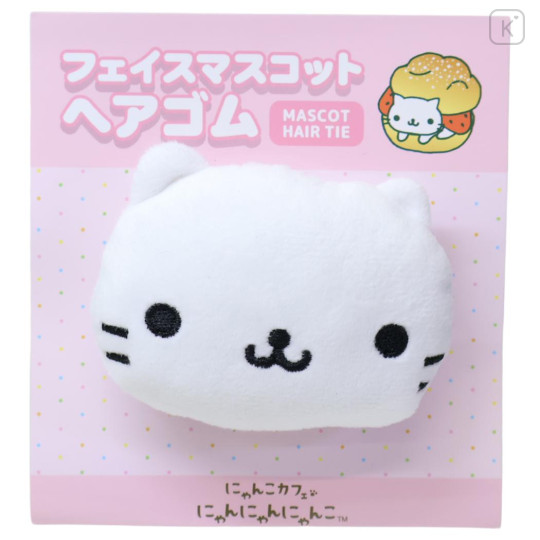 Japan San-X Mascot Hair Tie - Nyan Nyan Nyanko : Face - 1