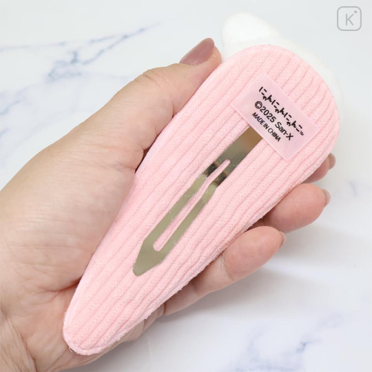 Japan San-X Big Mascot Hair Clip - Nyan Nyan Nyanko - 2