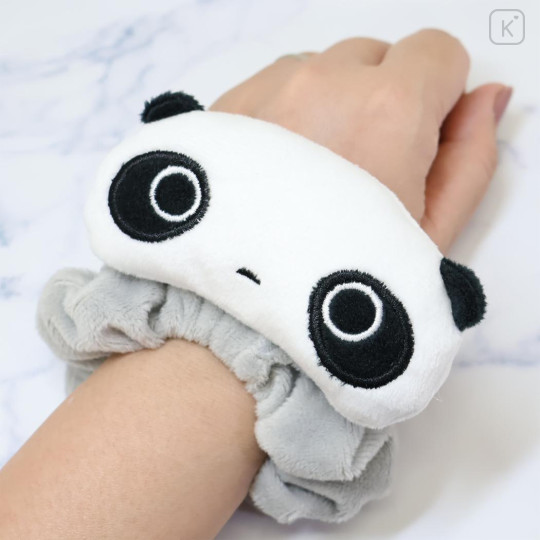 Japan San-X Mascot Scrunchie - Tarepanda : Grey - 2