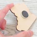 Japan San-X Wooden Magnet - Kiiroitori & Rilakkuma : Free Time - 2