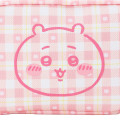 Japan Chiikawa Square Cosmetic Pouch - Chiikawa : Check Pink - 7