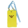 Japan San-X Smartphone Shoulder Pouch - Kiiroitori : Clear Fluffy Face - 1