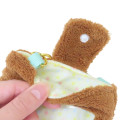 Japan San-X Smartphone Shoulder Pouch - Chairoikoguma : Clear Fluffy Face - 3