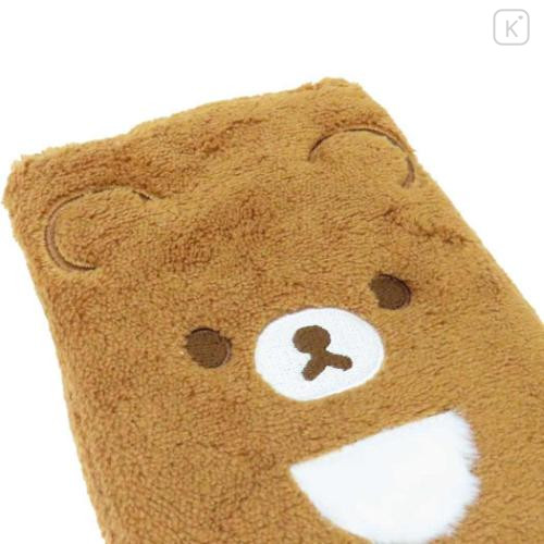 Japan San-X Smartphone Shoulder Pouch - Chairoikoguma : Clear Fluffy Face - 4