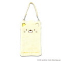 Japan San-X Smartphone Pouch - Sumikko Gurashi : Neko Clear Fluffy Face - 1