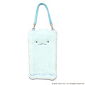 Japan San-X Smartphone Pouch - Sumikko Gurashi : Tokage Clear Fluffy Face - 1