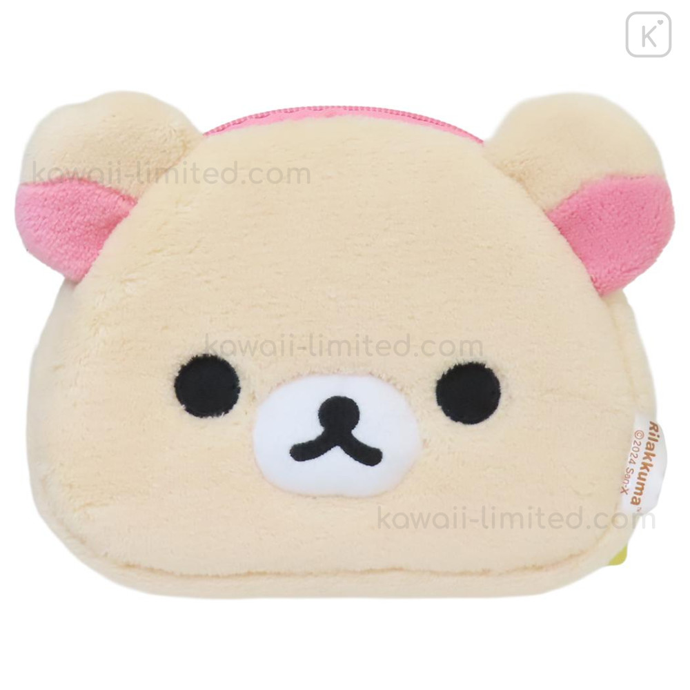 Japan San-X Face-shaped Pouch - Korilakkuma | Kawaii Limited