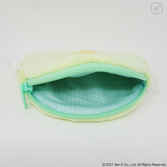 Japan San-X Face-shaped Pouch - Sumikko Gurashi : Penguin? - 3